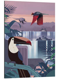 Magnettafel Regenwald