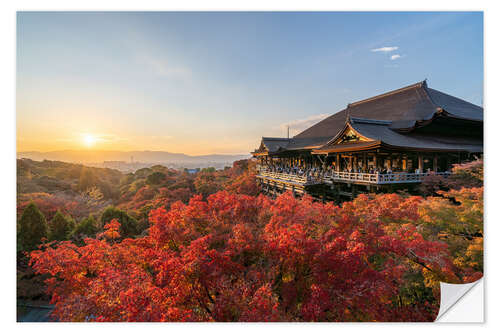 Sisustustarra Kiyomizudera Temple in Kyoto, Japan