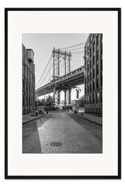 Gerahmter Kunstdruck Manhattan Bridge