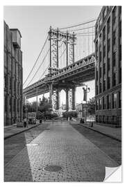 Selvklebende plakat Manhattan Bridge