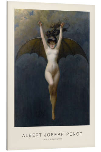 Aluminium print The Bat Woman, 1890