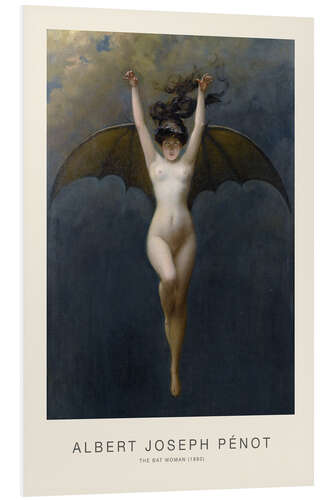 PVC-taulu The Bat Woman, 1890