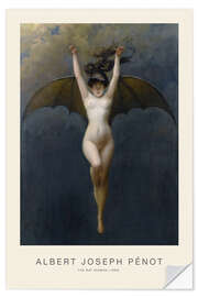 Selvklebende plakat The Bat Woman, 1890