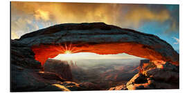 Tableau en aluminium Mesa Arch, Canyonlands National Park