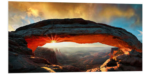 Foam board print Mesa Arch, Canyonlands National Park