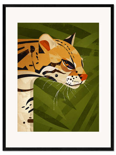 Framed art print Ocelot