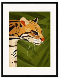 Impresión de arte enmarcada Ocelot