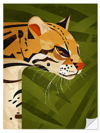 Sticker mural Ocelot