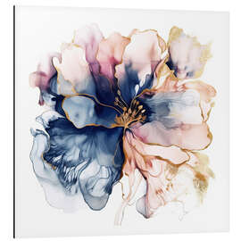 Magnettafel Pastel And Gold Flower