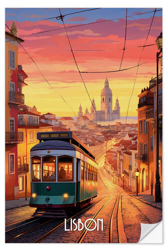 Wall sticker Lisbon Travel Art