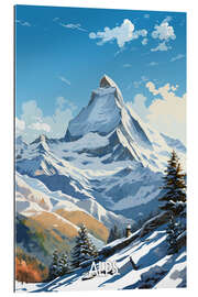 Gallery print Snowy Alps Travel Art