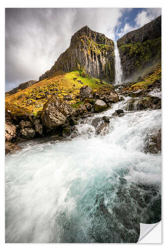 Sticker mural Grundarfoss Waterfall, Iceland