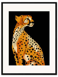 Impresión de arte enmarcada Cheetah