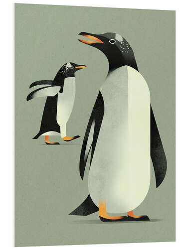 Foam board print Gentoo Penguin