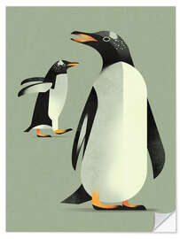 Sticker mural Gentoo Penguin