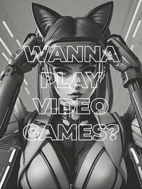 Magnettafel Wanna Play Video Games?