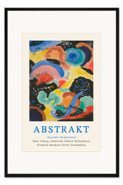 Gerahmter Kunstdruck Abstrakte Komposition, 1922 II