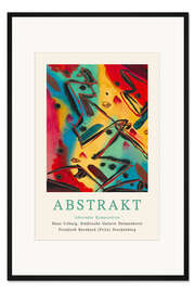 Gerahmter Kunstdruck Abstrakte Komposition, 1919 III