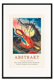Gerahmter Kunstdruck Abstrakte Komposition, 1922 IV