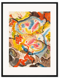 Gerahmter Kunstdruck Abstrakte Komposition I