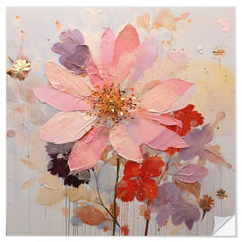 Wall sticker Abstract Flowers I