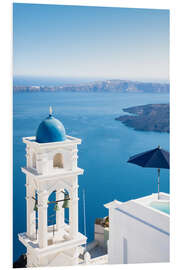 PVC print Sea View of Oia in Santorini, Cyclades, Greece