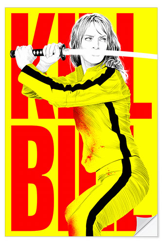 Selvklebende plakat Kill Bill