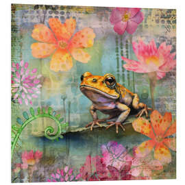 Tableau en PVC Frogs Mystic Pond