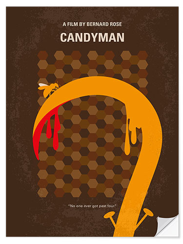 Selvklebende plakat Candyman