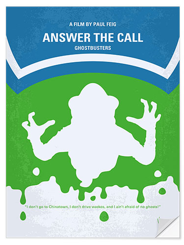 Wall sticker Ghostbusters - Answer the Call