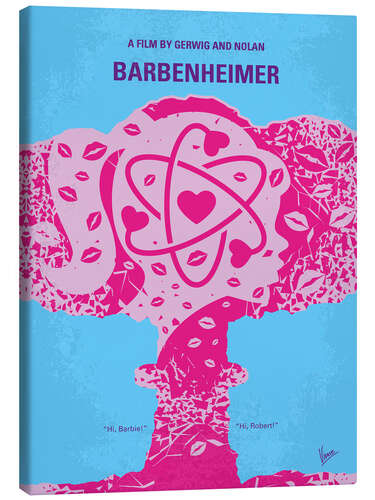 Canvas print Barbenheimer