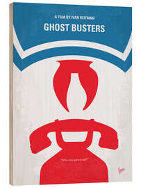 Quadro de madeira Ghost Busters