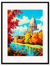 Kehystetty taidepainatus Oxford Travel Art