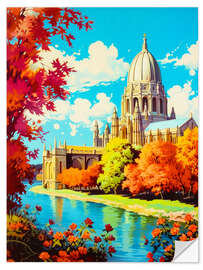 Wall sticker Oxford Travel Art