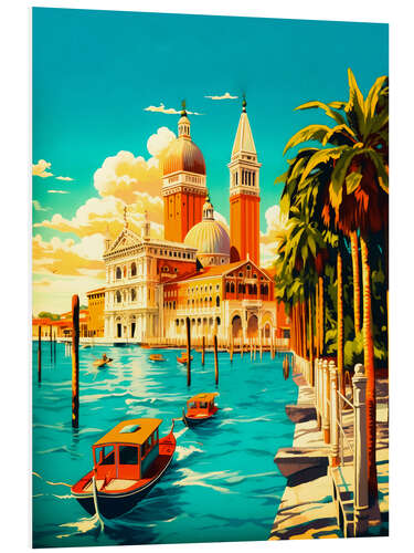 Cuadro de PVC Venice Travel Art I