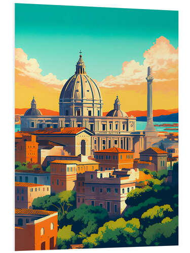 PVC print Rome Travel Art