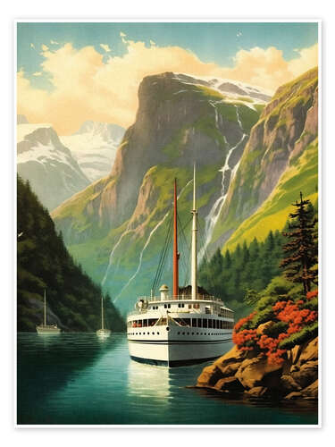 Poster Norwegisches Abenteuer