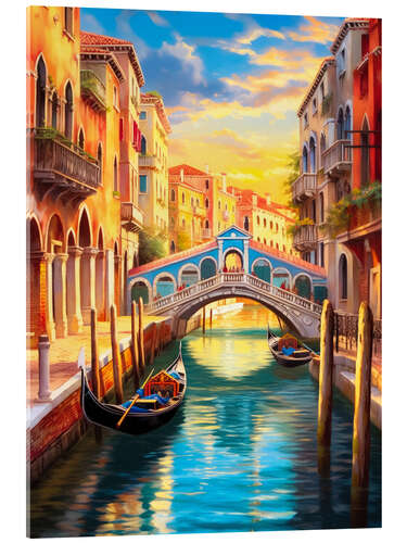 Acrylic print Venice Travel Art II