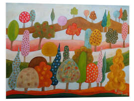 Foam board print Autumn Joy