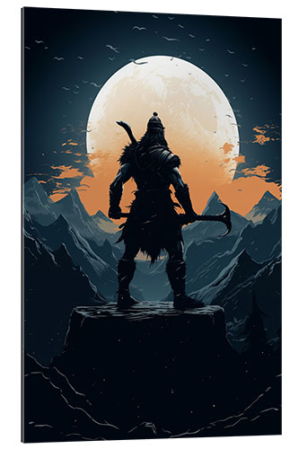 Tableau en plexi-alu Viking Silhouette II