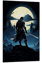 Magnettafel Ritter Silhouette