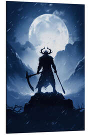 Magnettafel Wikinger Silhouette III