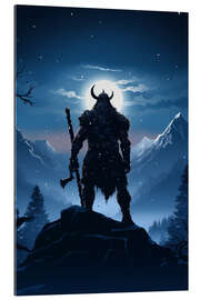 Tableau en plexi-alu Viking Silhouette I