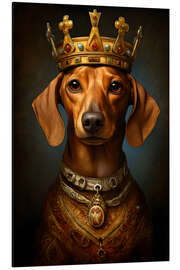 Aluminiumsbilde Dachshund King