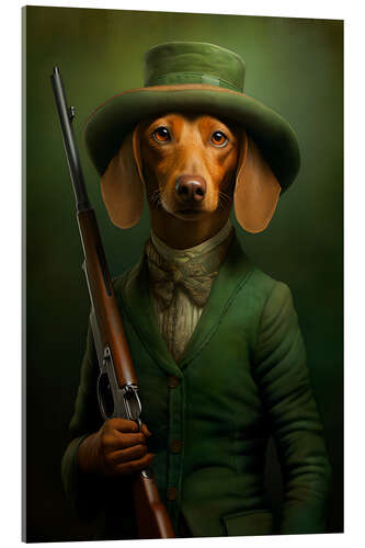 Acrylic print Gundog