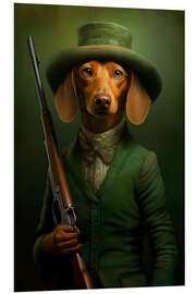 Tableau en PVC Gundog - Bettina Dittmann