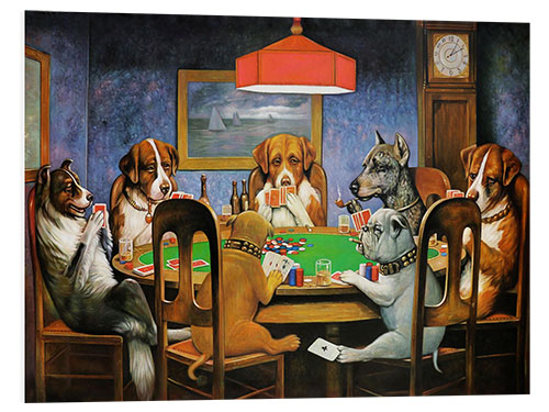 Tableau en PVC A Friend in Need (Dogs Playing Poker), 1903