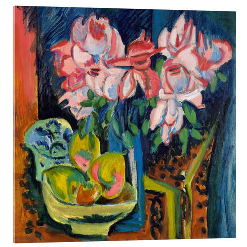 Acrylglasbild Rosa Rosen, 1918