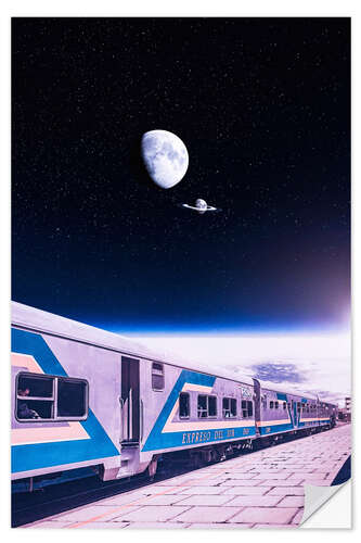 Wall sticker Space Station