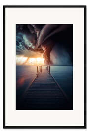 Gerahmter Kunstdruck Tornado Bay